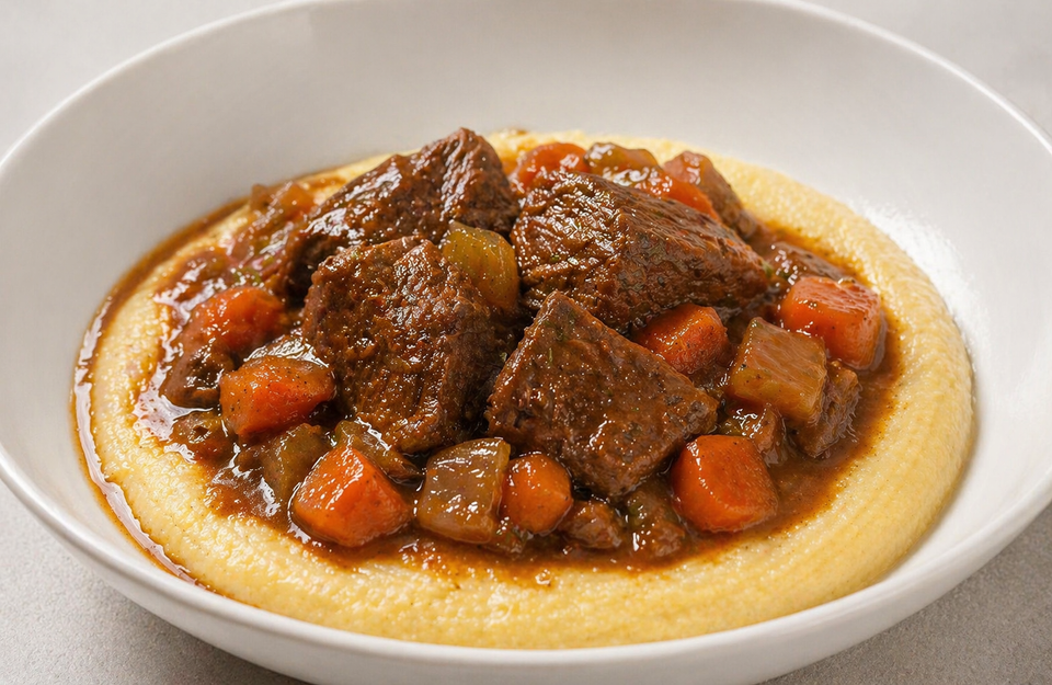 Grytekjøtt og polenta