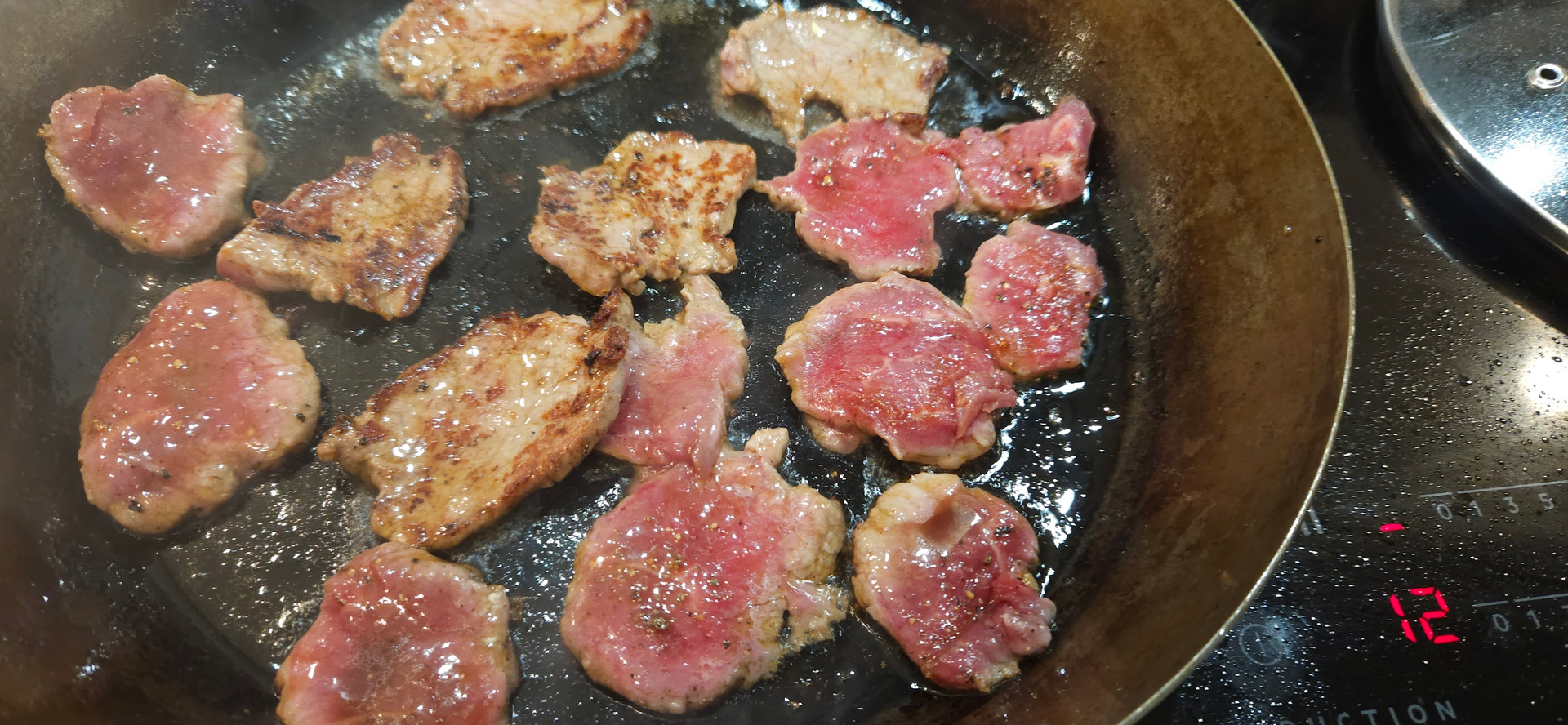Zebra meat is very tender and only needs seconds in the pan.